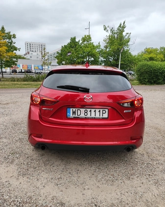 Mazda 3 cena 74900 przebieg: 99900, rok produkcji 2018 z Warszawa małe 191